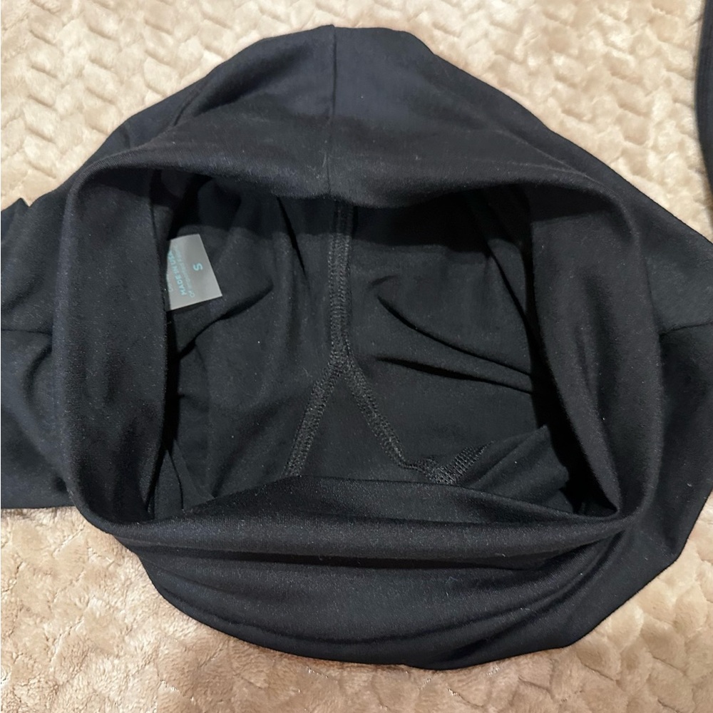 Bombshell Sportswear toggle pull Black Leggings S… - image 7